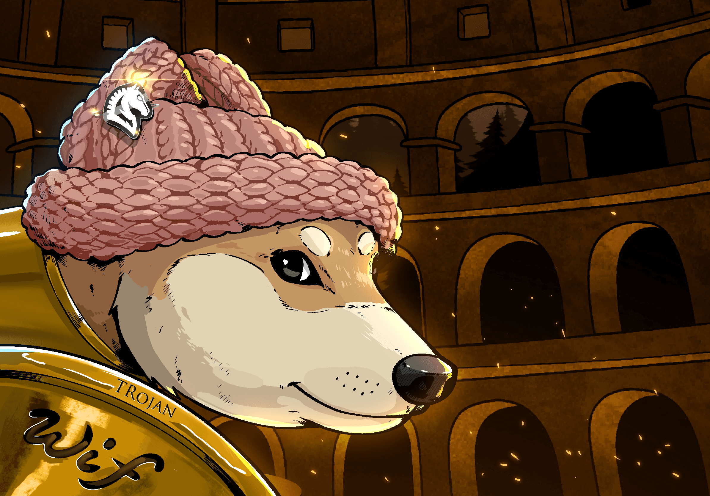 $wif Trojan branded PNL card